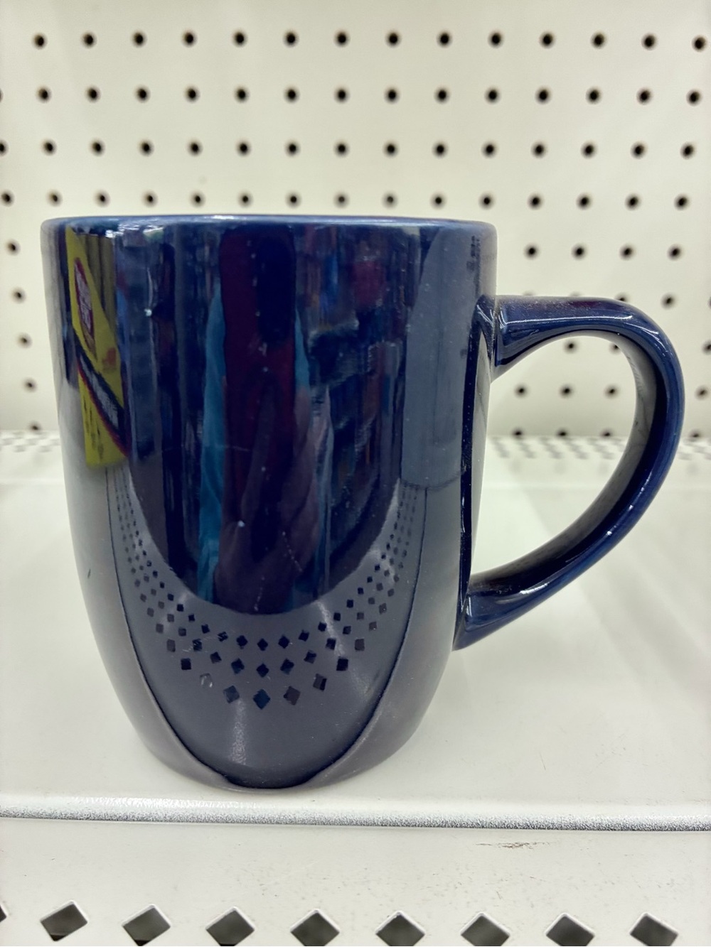 🌶️$5🌶️ NEW Ceramic Coffee Mug Navy Blue Glossy Finish